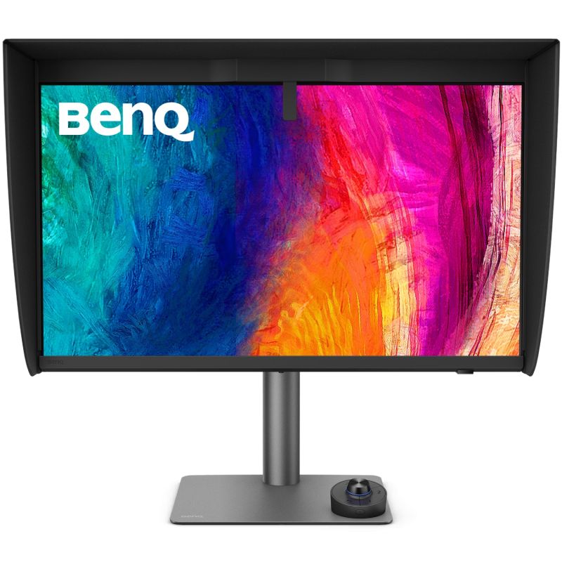 TFT 27" BenQ PD2770U, IPS, 4K UHD, HDMI, DP, USB-C, USB-hub, HAS, колонки, темно-сірий (9H.Y0ELB.QBE)