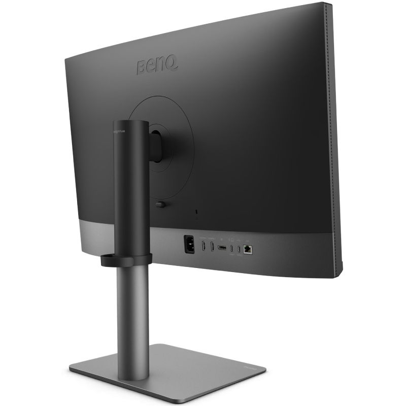 TFT 27" BenQ PD2770U, IPS, 4K UHD, HDMI, DP, USB-C, USB-hub, HAS, колонки, темно-сірий (9H.Y0ELB.QBE)