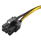 Кабель живлення для відеокарти ATX 6pin на 8pin, M/M 50см (S0933)