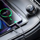 Автозарядка 3xUSB 53W (2xUSB-C+USB-A) + cable USB-C 2in1 B13 Acefast (6974316282921)
