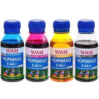 Комплект чернил WWM Epson L110/210/355 B/C/M/Y 4*100г (E64SET4-2)