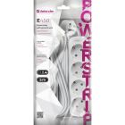 Power filtr 5.0м Defender E450, білий, 4 розетки, з заземленням (992270)