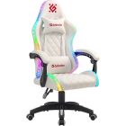 Крісло ігрове Defender Energy, Клас 4, 50мм, PU, RGB, біле (64557)