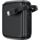 УМБ Acefast 10000mAh 20W PD,QC3.0 USB-C In/Out with build Type-C cable, M15 Black (6974316283973)