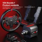 Кермо і педалі PXN VD4 Bundle for PC, 12кн., подв. педалі, кермо WAS 280мм (PXN-VD4 Bundle EU)