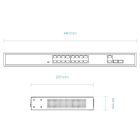 Комутатор VIVOTEK AW-FGT-180D-250, Unmanaged 16xFE PoE + 2xGE Combo Switch (AW-FGT-180D-250)