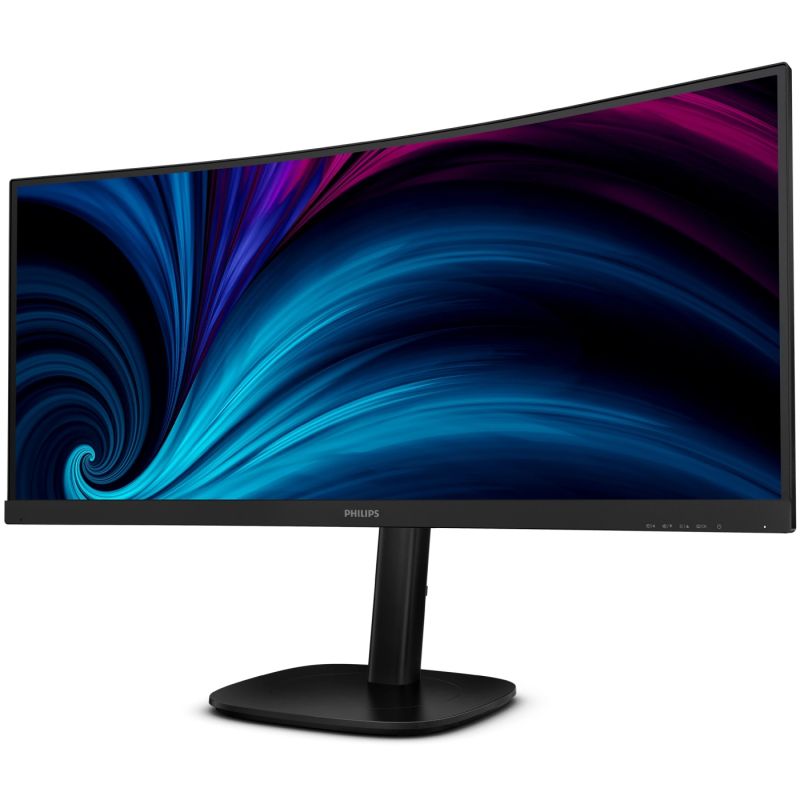 TFT 34" Philips 34B2U3600C, WQHD, VA, 120Гц, вигн., HDMI, DP, USB-C, RJ-45, USB-hub, HAS, чорний (34B2U3600C/00)