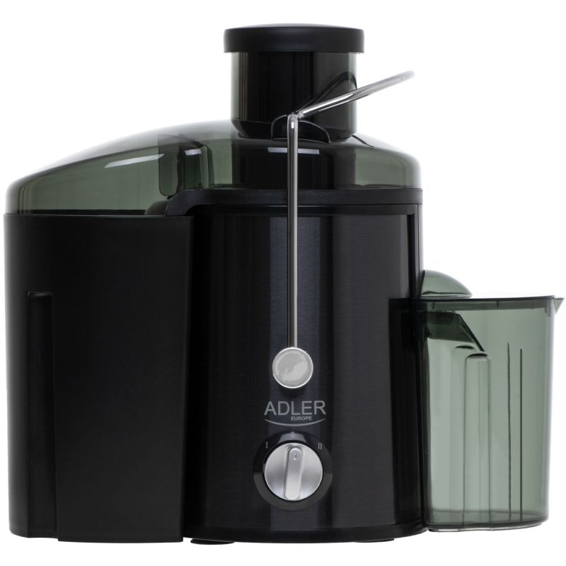 Соковитискач Adler AD 4132 dark inox 600Вт/ контейнер для соку-0,45л/ контейнер для м'якоті-1,5л (AD4132)