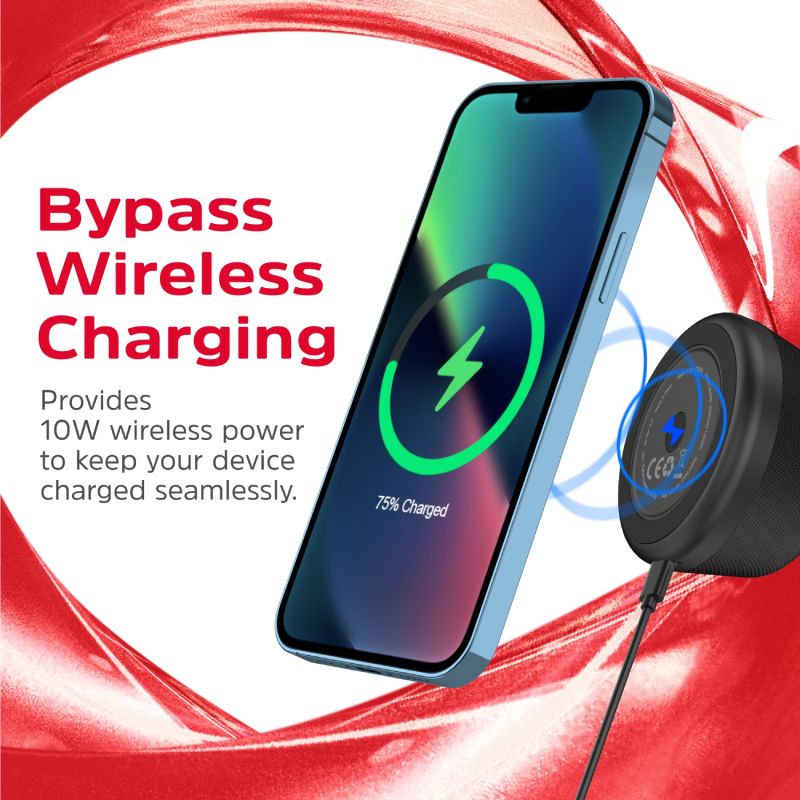 Акустична система 1.0 Energizer Bluetooth 5.3 5W + Wireless bypass Charging магнітна зарядка 10W (BTS055)