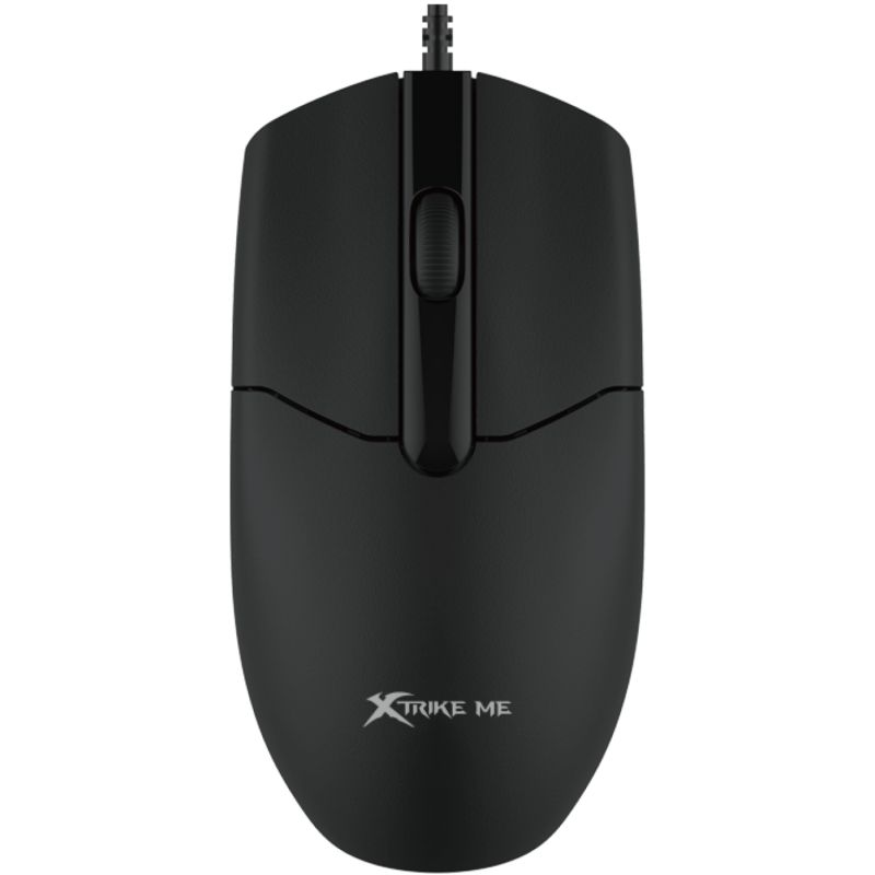 Комплект дротовий XTRIKE ME MK-207 UA (клавіатура + мишка 1000dpi) USB, чорний (MK-207UA)