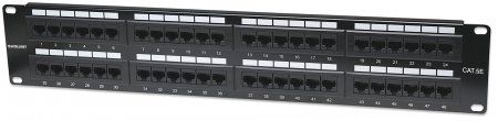 Патч-панель 19", 48xRJ45, UTP, Cat.5e, 2unit, Intellinet (513579)