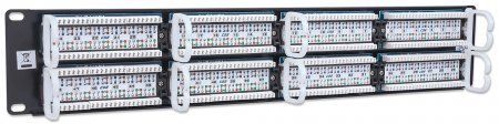 Патч-панель 19", 48xRJ45, UTP, Cat.5e, 2unit, Intellinet (513579)