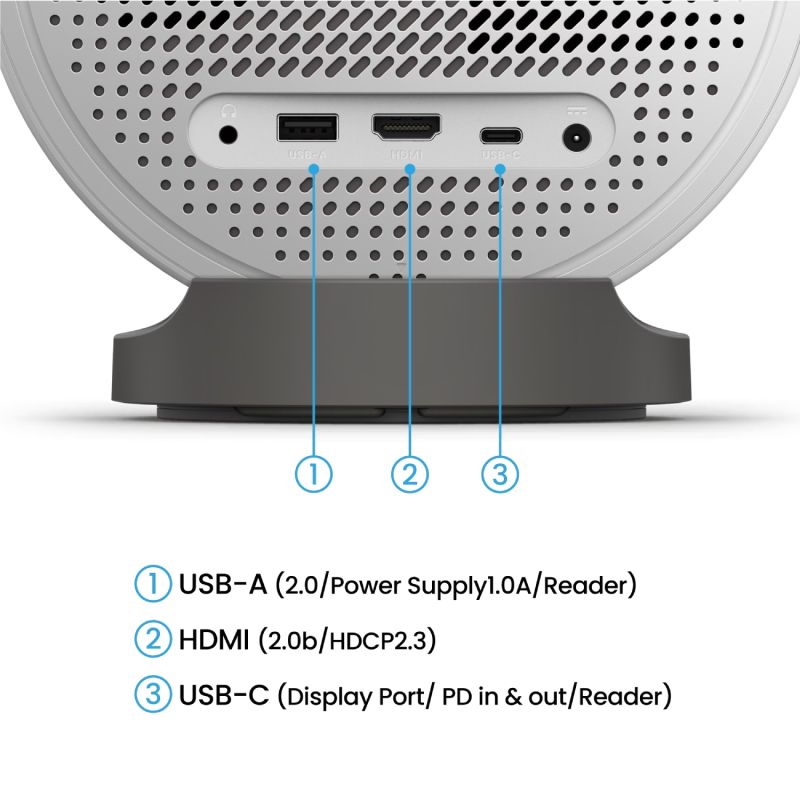 Проєктор BENQ GV50, лазерний,DLP,1080P,ANSI 500Lm,100000:1,Android11,HDMI,USB,Wi-Fi,BT5.0,16:9,білий (9H.JSR77.59E)