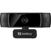 Веб-камера Sandberg Autofocus DualMic Full HD Stereo microphone (134-38)