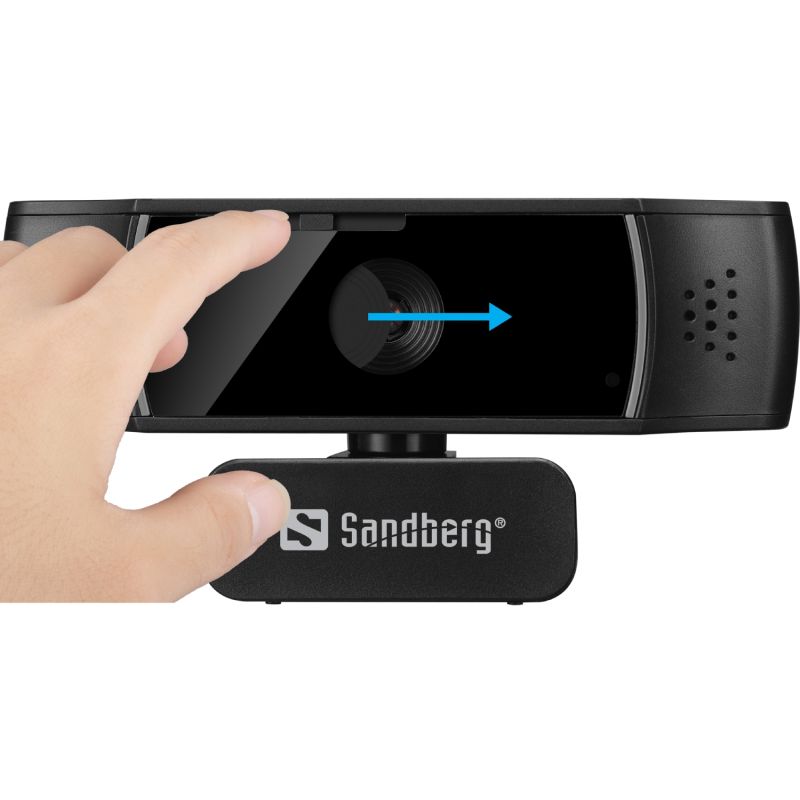 Веб-камера Sandberg Autofocus DualMic Full HD Stereo microphone (134-38)