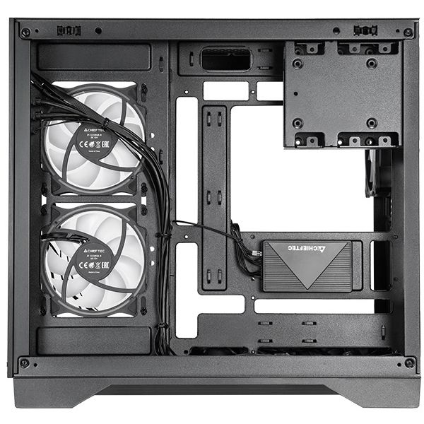 Корпус Chieftec VISIO GM-30B-TG-OP ATX, без БЖ, Black (GM-30B-TG-OP)
