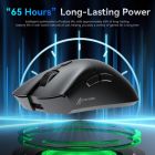 Мишка Attack Shark R1, Wireless/Bluetooth, 18000dpi, (PAW3311), 6кн., Black (R1B_AS)