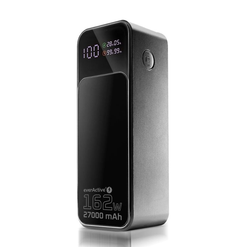 Універсальна мобільна батарея everActive 27000mAh Black (EB-27Q Ultra)
