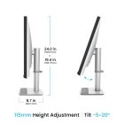 TFT 31.5" BenQ MA320UP, IPS, 4K, 2хHDMI, USB-C, HAS, Pivot, кол., сріблясто-сірий (9H.LP9LB.QBE)