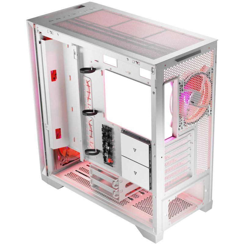 Корпус Modecom VOLCANO EXPANSE S ARGB 4x140mm fans MIDI USB 3.0x2+TYPE-C WHITE без БЖ ATX (AT-EXPANSE-SG-20-000000)