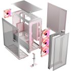 Корпус Modecom VOLCANO EXPANSE S ARGB 4x140mm fans MIDI USB 3.0x2+TYPE-C WHITE без БЖ ATX (AT-EXPANSE-SG-20-000000)