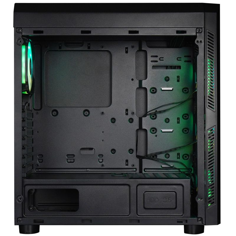 Корпус Chieftec SCORPION 4 GL-04B-UC-OP 4x120mm A-RGB, USB-C, ATX, без БЖ, Black (GL-04B-UC-OP)
