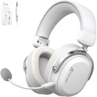 Ігрова гарнітура Attack Shark L30PRO Wireless, 2.4GHz/Bluetooth/3.5mm AUX/AUX-to-Type-C, White (L30PROW_AS)