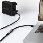 Перехідник USB-A --> 3.5 mm 15cm audio converter J13 Acefast black (6974316285298)