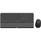 Комплект бездротовий Philips 6000 (клавіатура + мишка) Slim UA, 2,4 ГГц/Bluetooth чорний (SPT6607B/00)
