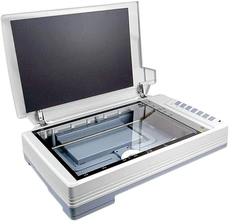 Сканер А3 Plustek OpticPro A320E (800x800dpi 48bit 7,7стор/хв планшетний сірий) (0309TS)