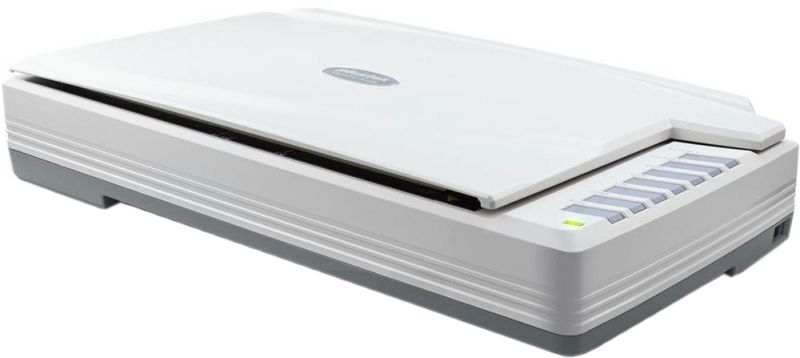 Сканер А3 Plustek OpticPro A320E (800x800dpi 48bit 7,7стор/хв планшетний сірий) (0309TS)