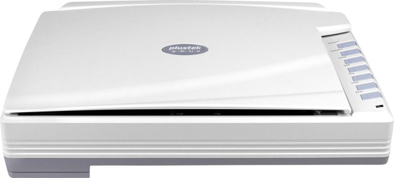 Сканер А3 Plustek OpticPro A320E (800x800dpi 48bit 7,7стор/хв планшетний сірий) (0309TS)