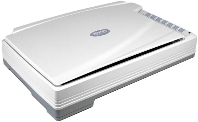 Сканер А3 Plustek OpticPro A320E (800x800dpi 48bit 7,7стор/хв планшетний сірий) (0309TS)