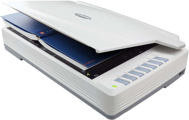 Сканер А3 Plustek OpticPro A320E (800x800dpi 48bit 7,7стор/хв планшетний сірий) (0309TS)