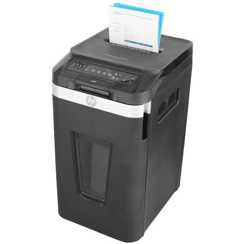 Знищувач документів HP Pro Shred Auto 400CC, A4, 80g х 10 л.,4*12, 53л., P-4 (2822)