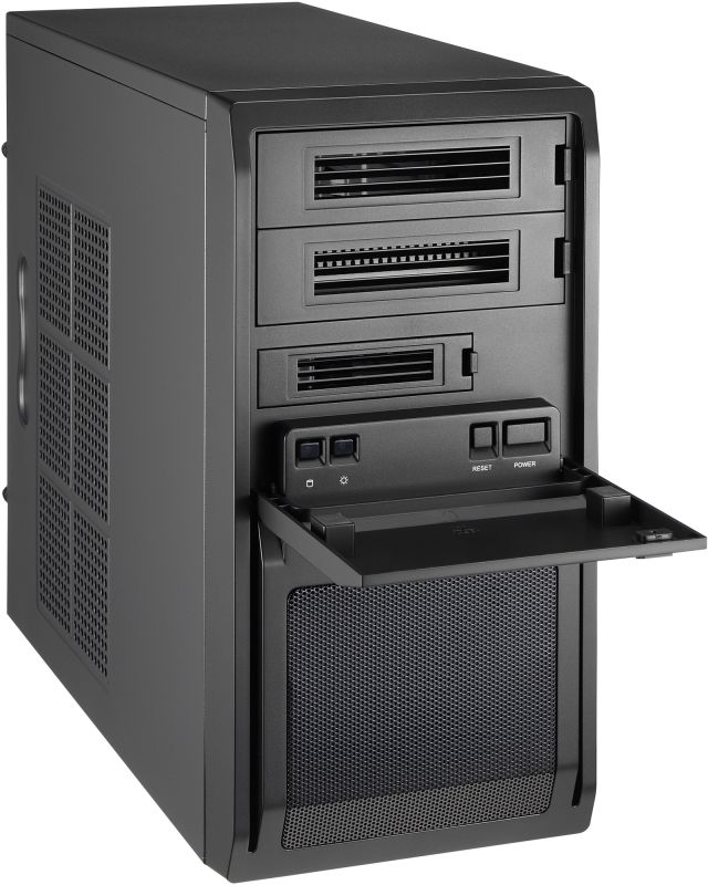 Корпус Chieftec LIBRA LT-01B-OP mATX, без БЖ, Black (LT-01B-OP)