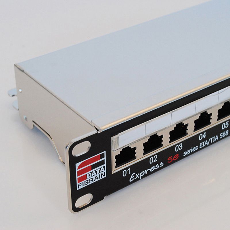Патч-панель 19", 24xRJ45, FTP, Cat.5e, 1unit, Fibrain (XE100.250)