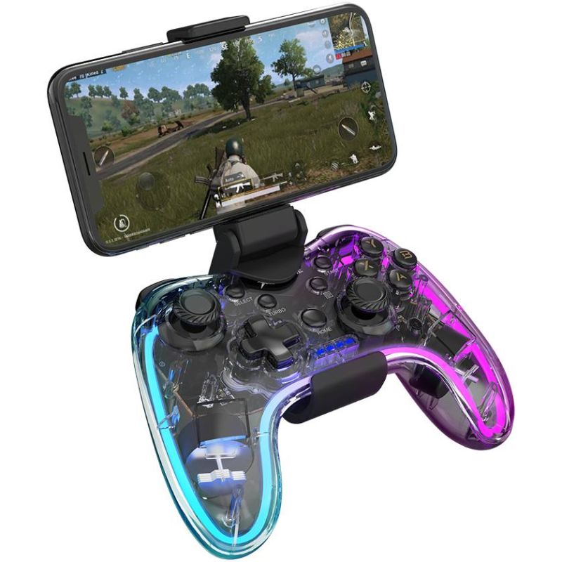 Геймпад XTRIKE ME GP-52 бездротовий, Bluetooth RGB PS4/IOS/Android/PC/Nintendo (GP-52)