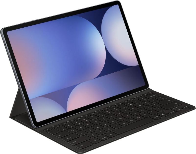 Чохол-клавіатура Samsung Book Cover Keyboard Slim AI Key для Samsung Galaxy Tab S9+ 12.4 SM-X810/SM-X816 / Galaxy Tab S9 FE+ 12.4 SM-X610/ SM-X616 / Galaxy Tab S10+ 12.4 SM-X820/SM-X826 Black (EF-DX820UBEGWW)