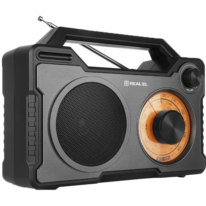 Радіоприймач REAL-EL X-703 Black (EL121800002)