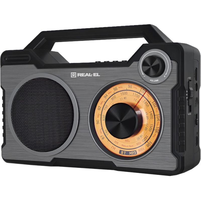 Радіоприймач REAL-EL X-703 Black (EL121800002)