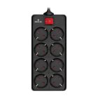 Фильтр питания REAL-EL RS-8 Protect 1.8 м Black (EL122300021)