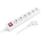 Фільтр живлення REAL-EL RS-6 Protect M 1.8м White (EL122300031)