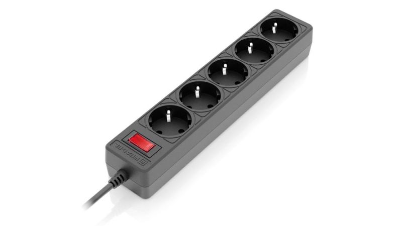 Фильтр питания REAL-EL RS-Protect 505 3 м Black (EL122300045)