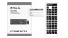 Комплект (клавиатура, мышь) REAL-EL Standard 504 Kit Black (EL123100037)