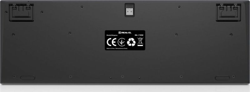 Клавиатура беспроводная REAL-EL RK-715W (EL123100051)
