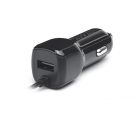 Автомобільний зарядний пристрій REAL-EL CA-17 (2USB, 2.1A) Black + кабель Lightning (EL123160010)