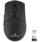 Миша бездротова REAL-EL RM-460W Black (EL123200048)