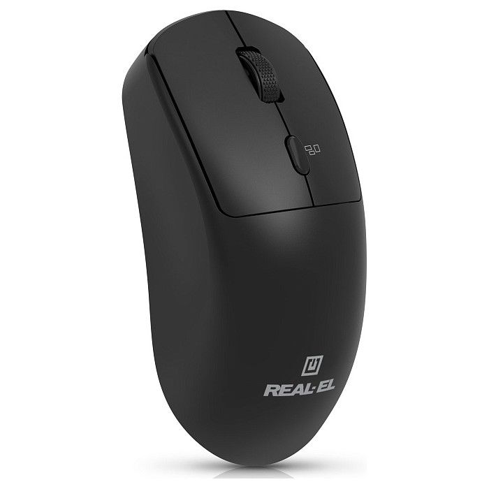 Миша бездротова REAL-EL RM-317W Black (EL123200052)