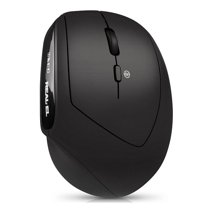 Мышь беспроводная REAL-EL RM-490W Black (EL123200058)